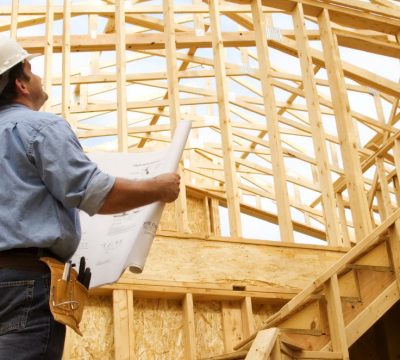 Builder in framed house (1)
